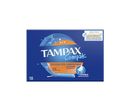 Tampax Compak Tampón Super Plus 18uds