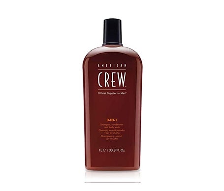 American Crew 3 In 1 Shampoo Conditioner & Body Wash 1000ml