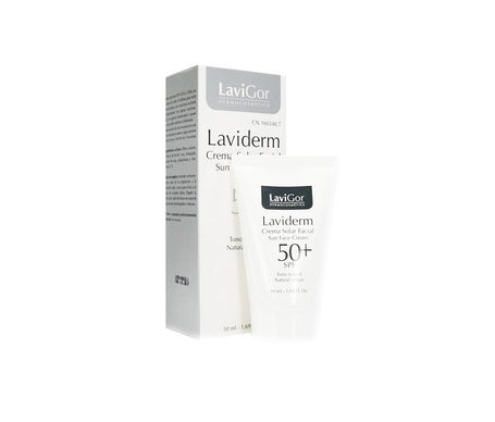Laviderm Creme Solaire Visage SPF50+ Couleur Naturelle 50ml