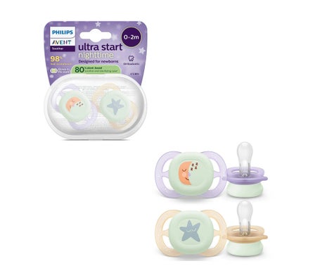 Philips Avent Ultra Start Nighttime Moon Star 0-2M 2uts