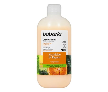 Babaria Shampooing Nutritif & Réparateur Reset Cheveux Secs 500ml