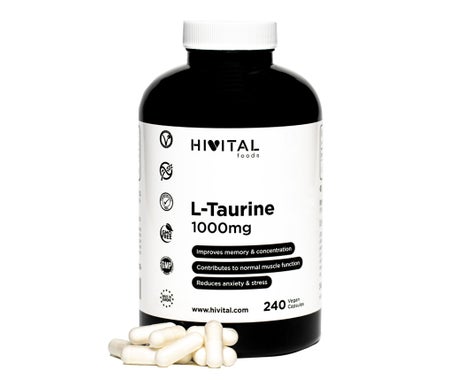 HIVITAL L-Taurina 1000 mg 240 cáps