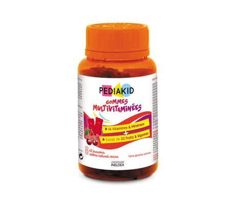 Pediakid Gommes Multivitaminées Arôme Cerise 60 Unités