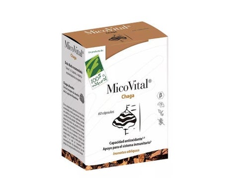 100% Natural Mycovital Chaga 60caps