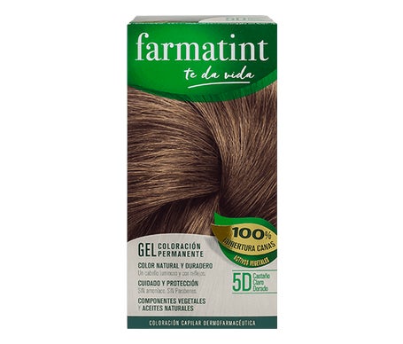 FARMATINT  Coloration Permanente Sans Ammoniac Blond Fonc&eacute; 130 ml Or