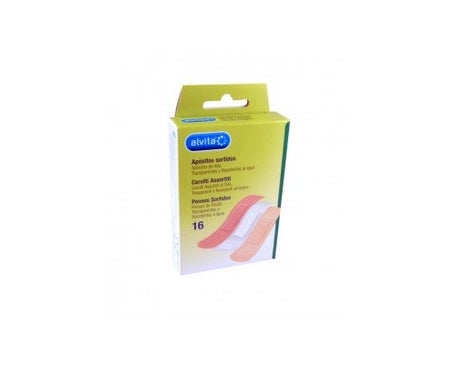 Alvita pansement adhésif varié 16 pcs