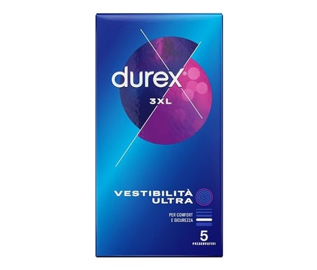 Durex Préservatifs 3XL Versatilité 5uts