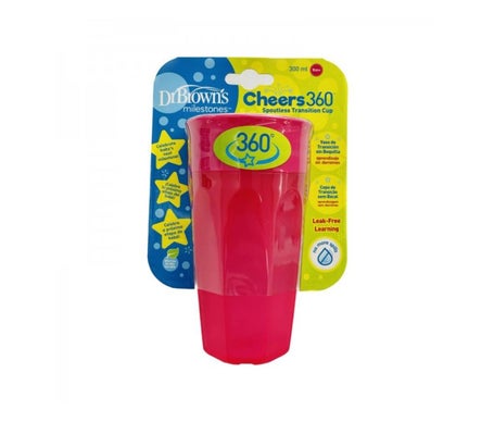Dr Browns Tasse 360 sans embout Rose 300ml