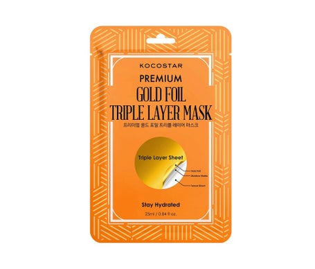 Kocostar Premium Gold Foil Triple Layer Mask 25ml