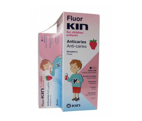 Kin Fluor pour enfants 500ml+Pâte 50ml