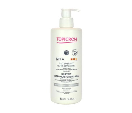 Topicrem Mela Lait Unifiant Ultra-Hydratant SPF15 500ml
