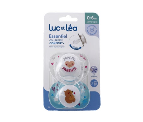 Luc Et Léa Essentiel Sucettes Anatomiques 0-2m E2 2 Unités