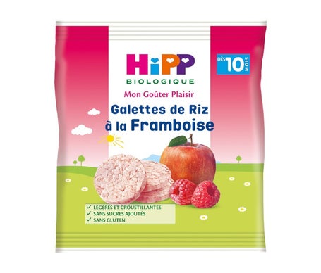 Hipp Gâteaux de Riz aux Framboises Bio 30g