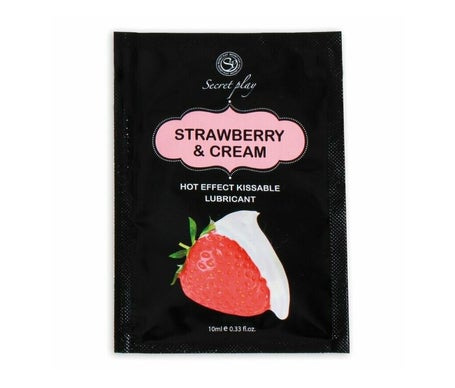 Secret Play Monodosis Lubricante Fresas y Nata 10ml