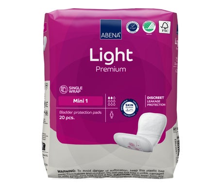 Abena Light Premium Protections Anatomiques Mini 1 20uts