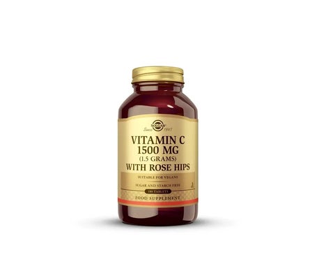 Rose Solgar Vitamine C À La Musquée 180Comp 1500Mg