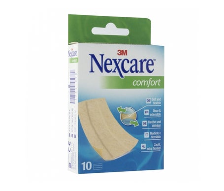 Nexcare Comfort Pansements Bandes 10 x 6cm 10 Unités