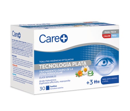 Care+ Toallitas oftálmicas Tecnología Plata 30 und