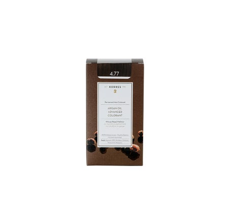 Korres Aceite Argán Tinte Cabello Nro 4,77 Chocolate Oscuro 1ud