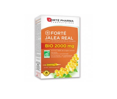 Forté Pharma gelée Royale Bio 2000mg 20 Ampoules