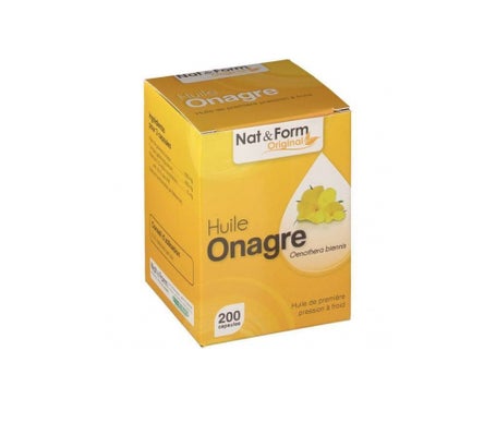 Nat Form Huile Onagre 200 Capsules