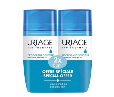Uriage Déodorant Doux Roll-on 2x50ml