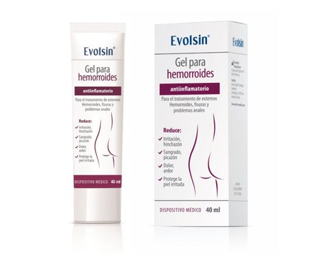 Evolsin crème hémorroïde | 40ml | Efficacité scientifiquement prouvée | Réduit la douleur, les saignements, les démangeaisons | Dispositif médical-image