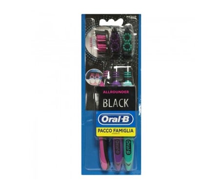 Oral-B Black Robin Hood Brosse Dents Médium 3uts