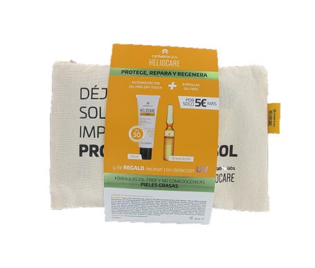 Heliocare Pack 360 Oil-Fee Gel + Endocare Radiance C 10 Ampoules