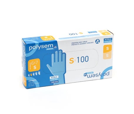 Polysem Gant Nitrile Non Sterile Non Poudre TXl 100uts