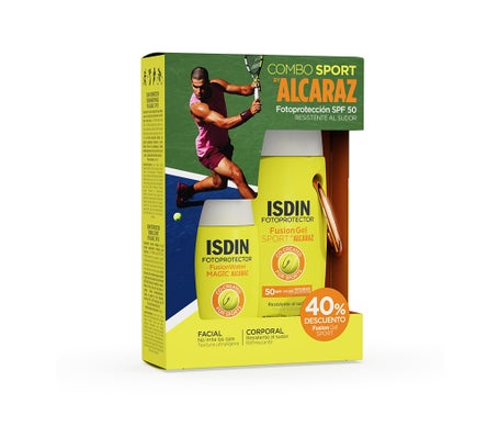 ISDIN Pack Alcaraz Fusion Water Magic 50ml + Gel 100ml