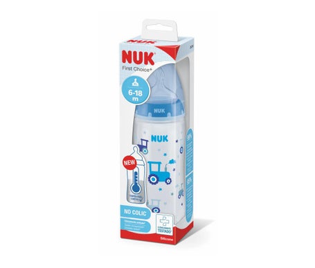 Bouteille Nuk Fc+ Contrôle de la température Pp 6-18 Xl Silicone 360ml