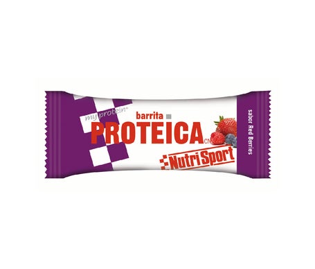 Nutrisport Barre Protéinée Fruits Rouges Bio 44g