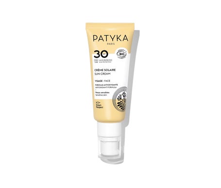 Patyka Crème Solaire Visage SPF30 Bio 40ml