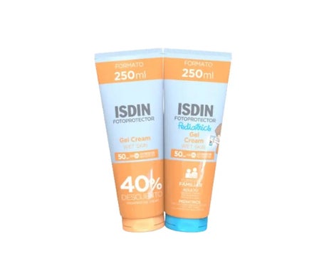 ISDIN Fotoprotector Gel Crème SPF50 250ml + Fotoprotector Pediatrics Gel Crème SPF50 250ml