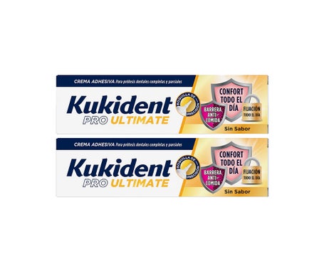 Kukident Pro Ultimate Sin Sabor 2x40g