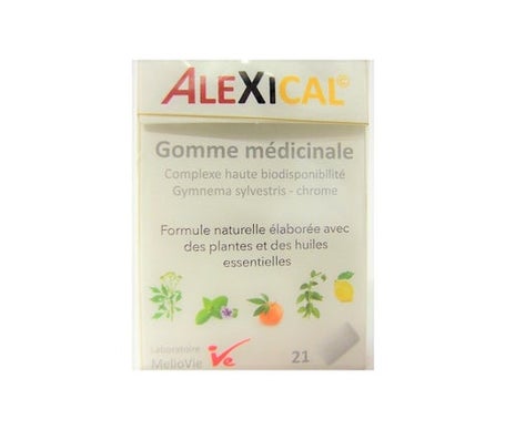 Alexical Gomme Médicinale Minceur 21 Gommes