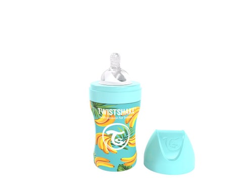 Twistshake Biberon Anticolique Acier Banane 260ml
