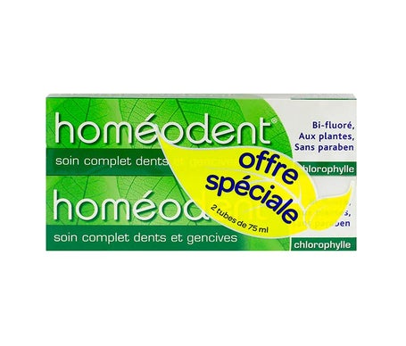 Boiron Homéodent Soin Complet Chlorophylle 2x75ml