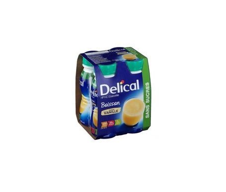 Delical Crema Dessert Vainilla Sin Lactosa 4x200g