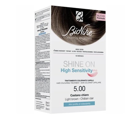 Bionike Kit Shine On High Sensitivity Plus 5,00 Châtain Clair