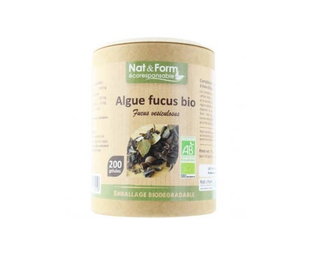 Nat&Form Eco Algue Fucus Bio 200 Gélules