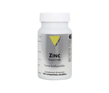 Vit All+ Zinc Bisglycinate 30mg 100 comprimés sécables