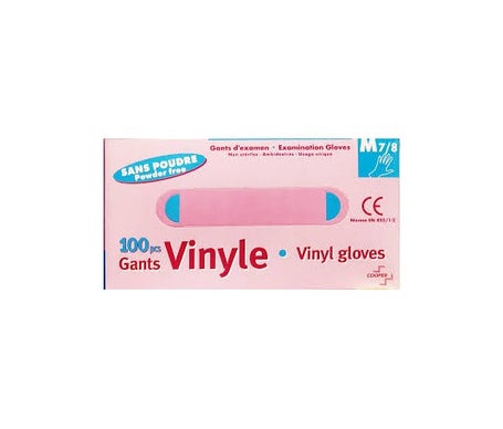 Cooper Gants d'Examen Vinyle Sans Poudre M 7/8 100uts
