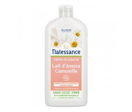Natessance Crème Douche Lait d'Anesse Camomille Bio 500ml