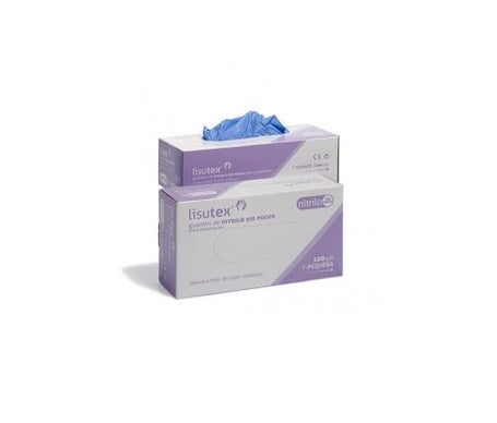 Gants Lisutex en nitrile sans poussière pour l'exploration 100pcs Petite taille