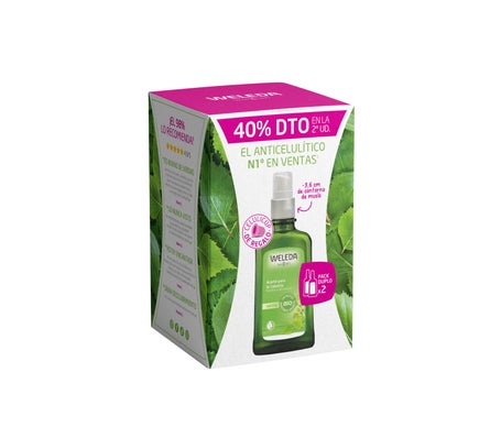 Weleda Huile de Bouleau Pack Anti-Cellulite 2x100ml