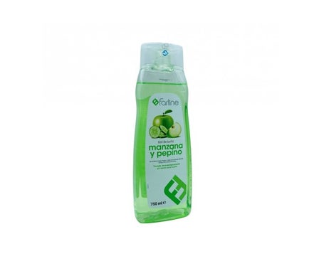 Farline Gel de Bain Pomme et Concombre 750ml