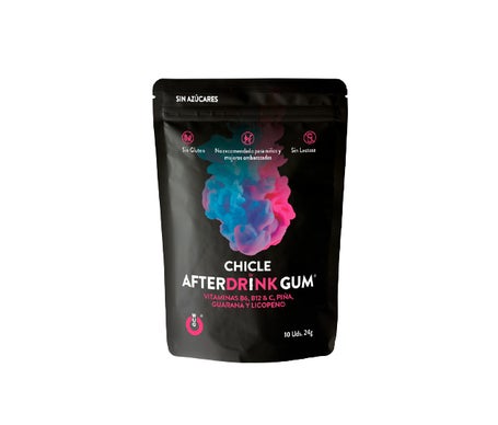 WUGUM Afterdrink Chewing Gum ES 10 pièces