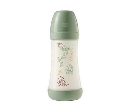 Chicco Biberón Perfect 5 Eco+ Silicona 240ml Verde 1ud